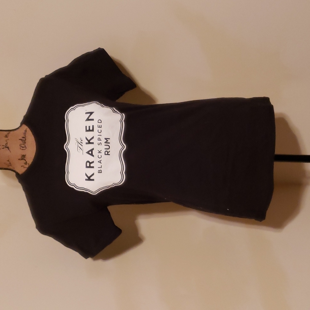 The Kraken Black Spiced Rum tee shirt.